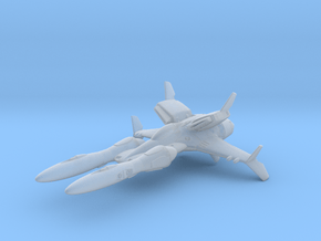 Hydra Space Fighter in Clear Ultra Fine Detail Plastic