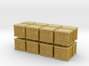 10 ft Office Container (x16) 1/500 in Tan Fine Detail Plastic
