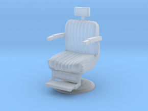 Barber chair 1/48 in Clear Ultra Fine Detail Plastic