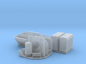 1:16 Tiger II radiators and stuff (one side) in Clear Ultra Fine Detail Plastic