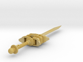  Golden Power Sword in Tan Fine Detail Plastic