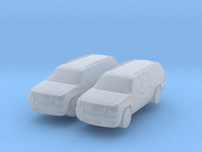Cadillac Escalade 2013 (x2) 1/160 in Clear Ultra Fine Detail Plastic