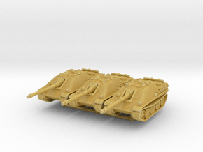 Jagdpanther late (x3) 1/285 in Tan Fine Detail Plastic