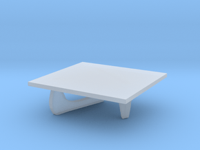Modern Miniature 1:48 Coffee Table in Clear Ultra Fine Detail Plastic