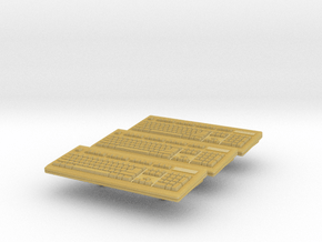 Computer Keyboard 01. 1:24 Scale in Tan Fine Detail Plastic
