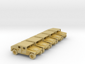 1:144 Humvee M1025 set of 5 in Tan Fine Detail Plastic