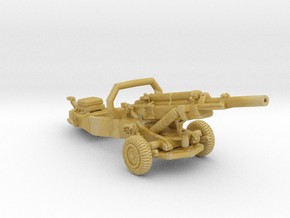 M102 105 mm Howitzer 1:160 scale in Tan Fine Detail Plastic