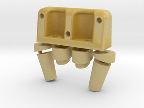 Tamiya FF01 Carbon Front Tower Parts in Tan Fine Detail Plastic