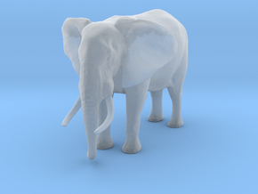 African Bush Elephant 1:32 Standing Male in Clear Ultra Fine Detail Plastic