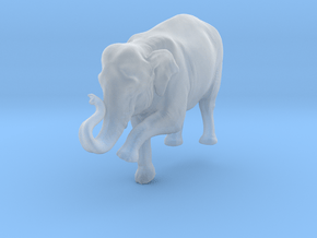 Indian Elephant 1:87 Female on top of slope in Clear Ultra Fine Detail Plastic