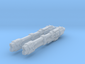 Heavy Rail Rifles in Clear Ultra Fine Detail Plastic