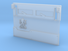 Krakens Metal Box APC front #1 in Clear Ultra Fine Detail Plastic