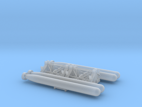 Perkasa torpedo set 1/96 in Clear Ultra Fine Detail Plastic