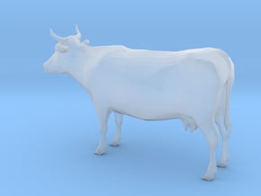 O Scale Cow in Clear Ultra Fine Detail Plastic
