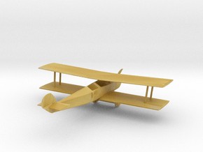 O Scale Biplane in Tan Fine Detail Plastic