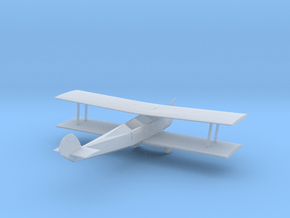 O Scale Biplane in Clear Ultra Fine Detail Plastic
