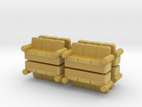 Sofa (x8) 1/200 in Tan Fine Detail Plastic