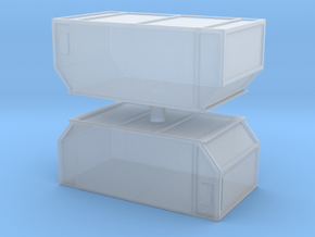 AAF Air Container (closed) (x2) 1/200 in Clear Ultra Fine Detail Plastic