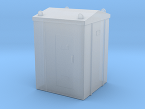 Railway Relay Cabinet 1/87 in Clear Ultra Fine Detail Plastic