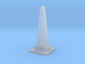 Obelisk Monument 1/100 in Clear Ultra Fine Detail Plastic