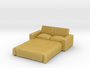 Sofa Bed 1/72 in Tan Fine Detail Plastic