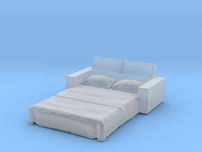 Sofa Bed 1/72 in Clear Ultra Fine Detail Plastic