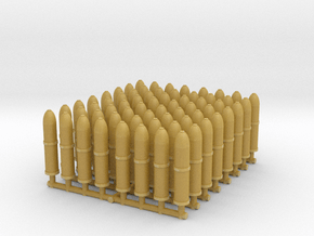 77mm Artillery Shell (x64) 1/35 in Tan Fine Detail Plastic
