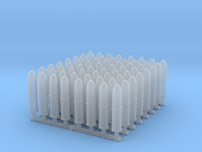 77mm Artillery Shell (x64) 1/35 in Clear Ultra Fine Detail Plastic