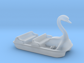 Swan Pedal Boat 01. 1:87 Scale (HO) in Clear Ultra Fine Detail Plastic