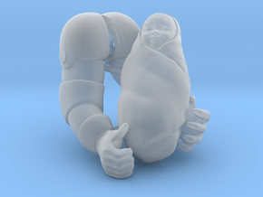 Horde Invader Hordak Arms + Baby Adora in Clear Ultra Fine Detail Plastic