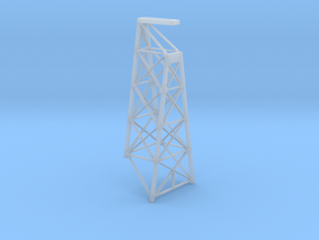 Keddie Wye Bridge Pier Tower 7 Z scale in Clear Ultra Fine Detail Plastic