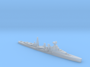 HMS Coventry (masts) 1:1250 WW2 naval cruiser in Clear Ultra Fine Detail Plastic