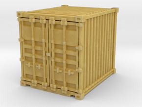 10ft Shipping Container 1/144 in Tan Fine Detail Plastic
