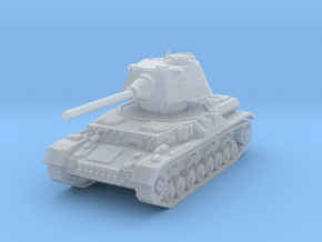 Panzer IV S 1/160 in Clear Ultra Fine Detail Plastic