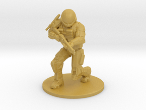  Halo Reach Spartan Noble4 miniature games and rpg in Tan Fine Detail Plastic