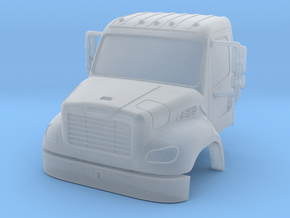 Freightliner 2 Door Closed Windows With Bumper 1-8 in Clear Ultra Fine Detail Plastic
