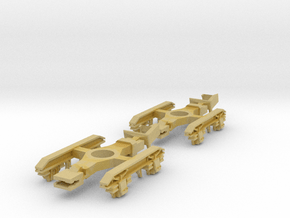 Spare Bogies for 40t Armour Plate Trucks in Tan Fine Detail Plastic
