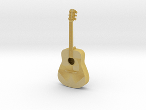 1:18 Scale Acoustic Guitar in Tan Fine Detail Plastic
