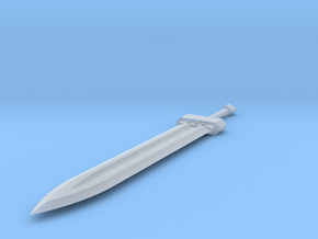 X4 Full SwordV2_Body 19 (1) in Tan Fine Detail Plastic