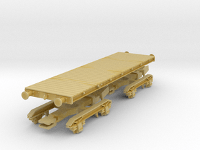 Armour plate truck 55t LNER detail in Tan Fine Detail Plastic