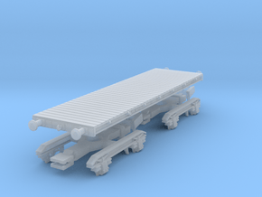 Armour plate truck 55t LNER detail in Clear Ultra Fine Detail Plastic