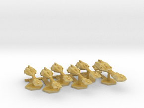 7000 Scale Trobrin Fleet Command Collection MGL in Tan Fine Detail Plastic