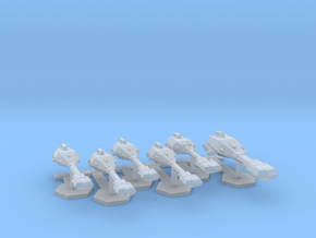 7000 Scale Trobrin Fleet Command Collection MGL in Clear Ultra Fine Detail Plastic