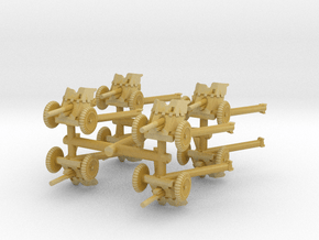 3.7 cm Pak 36 (deployed) (x8) 1/285 in Tan Fine Detail Plastic