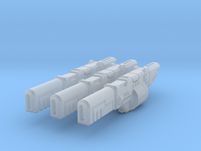 High Yield Ion Rifles x3 in Clear Ultra Fine Detail Plastic
