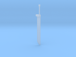 X4 Full SwordV2_Body 07 (1) in Clear Ultra Fine Detail Plastic