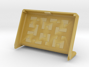 LargeCover for pimoroni inky wHAT and raspberry pi in Tan Fine Detail Plastic
