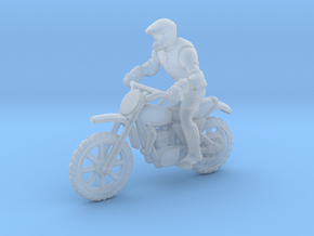 MX Bike Rider 1:64 S in Clear Ultra Fine Detail Plastic