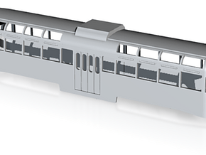 N Gauge Blackpool Brush Car 636 1970s/80s in Clear Ultra Fine Detail Plastic