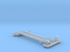  Service Van Ladder Rack Kit 1-64 Scale in Clear Ultra Fine Detail Plastic